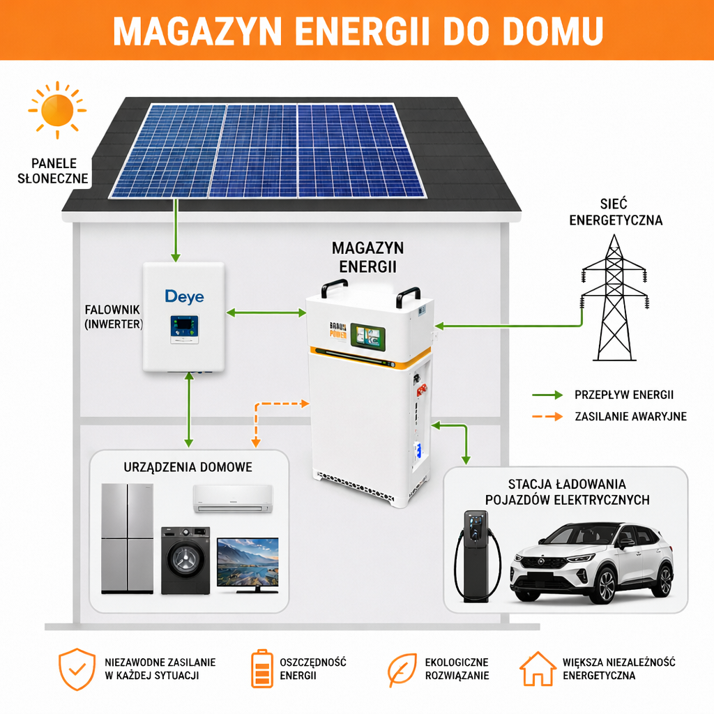 Magazyn Energii Off-Grid (kompletny) 16KW 314ah - ogniwa LIFEPO4 - obrazek 6